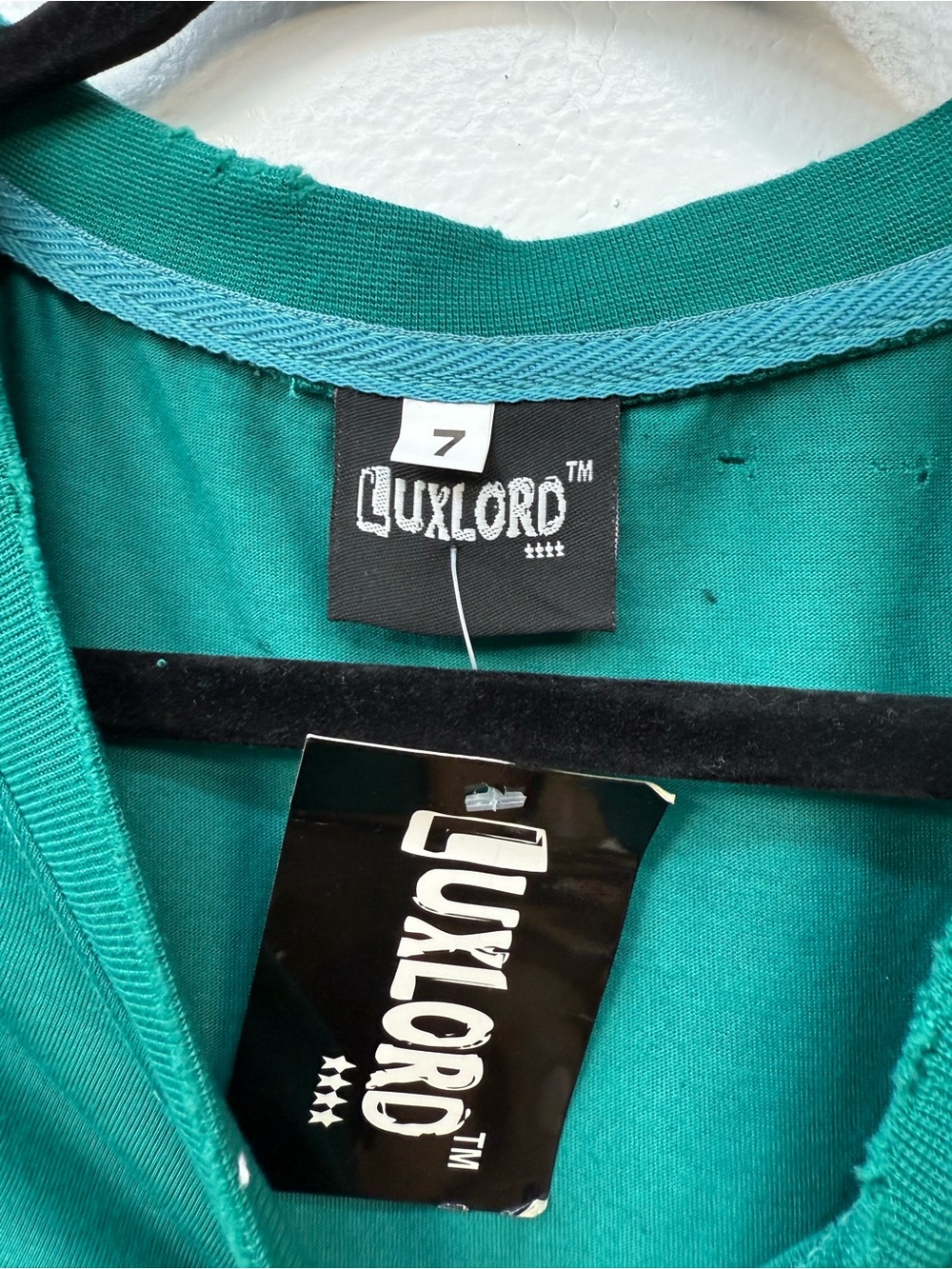 Lux Lord Kurt Cobain Graphic Tee in Teal image 6